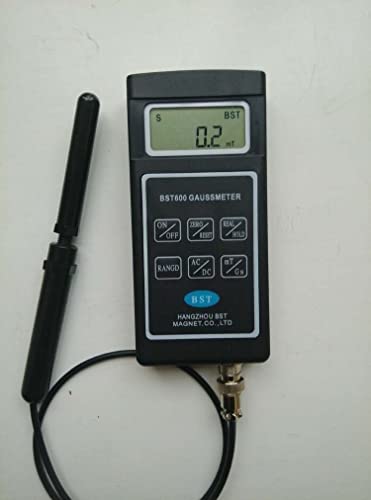 BST600 0 ~ 200mt ~ 2000mt опсег Дигитален Gaussmeter/Teslameteremf метри со мерење на мерачот на мерачи на магнетно поле на AC/DC