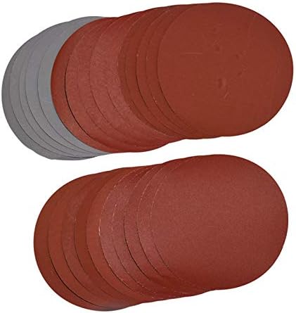 Sander Sandpaper 150 mm тркалезна шкурка Диск од песок од песок за песок 600-3000 Disk Suding Disk For Sander Grits Абразивни алатки 25 парчиња/Постави