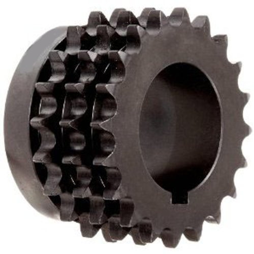 АМЕТРИК 3042B27 ISO 08B-3 SPROCKET 27 заби 115 mm O.D. , 85 mm Hub Dia, 55 mm вкупна ширина, 027 заби, челик 40 mm H8 Bore, 12x3.3 Keyway M10 завртки, 3042B27.40 Ametric Дел бр., 763597 SKU No.