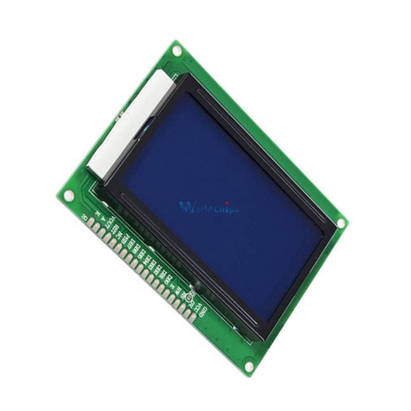 12864 128x64 точки Графичко сина боја Модул за задно осветлување LCD дисплеј за Arduino Raspberry Pi