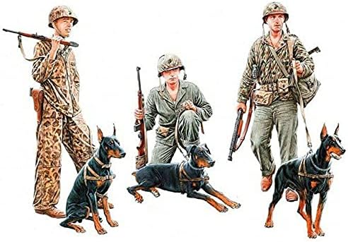 Кучиња Во Служба ВО Американскиот Марински Корпус Втората светска ВОЈНА 1/35 Скала Пластичен Модел Комплет Господар Кутија 35155