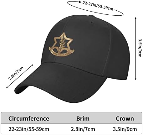 GHBC Израелски одбранбени сили Возрасни бејзбол капа на жени, Snapback капа, прилагодлива машка капа на таткото