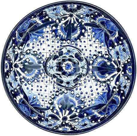 Талавера Мексиканска керамика керамика Голема лента за мезе кои служат садови со чинија салсеро салсас гуакамоле ботанас храна за