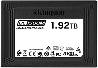 Kingston SEDC1500M-1920G 1920GB U.2 NVME Solid State Drive Black