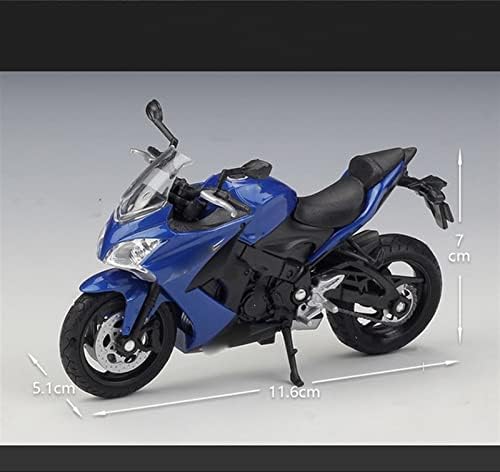 1:18 2017 за S-Uzuki GSX- S1000F Diecast Модел за мотоцикл модел Деца подароци играчки колекција