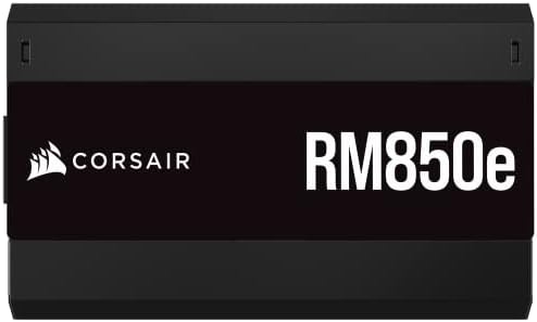 Corsair RM850e Целосно Модуларно НАПОЈУВАЊЕ СО АТХ СО Низок Шум-ATX 3.0 &засилувач; PCIe 5.0 Во Согласност-105°C-Номинални Кондензатори-80