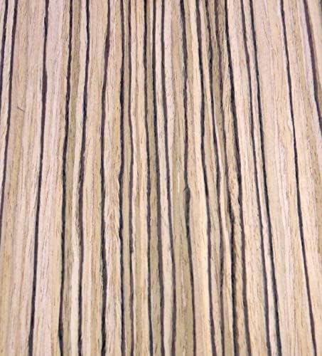Zebrawood дрво фурнир композит 48 x 96 со поддржувач на хартија 1/40 Дебелина EFW