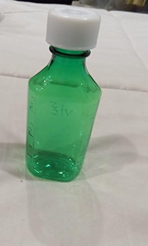 Дипломирани овални 8 унца Rx медицински шишиња со CR-капачиња-25 пакет-фармацевтски одделение BPA_FREE