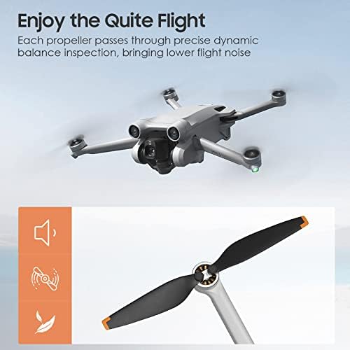 Timovo Mini 3 Pro Pro Propellers компатибилен со DJI Mini 3 Pro, 24 парчиња ниски пропелери со низок бучава со завртки за замена на брзо ослободување на сечилата за замена на Mini 3 Pro додат?