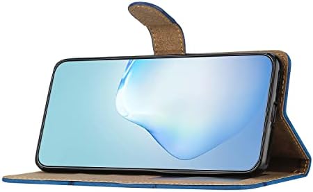 Supwall Дизајн За Samsung Galaxy A32 5G Флип Случај | Tpu Внатрешна Со Гледање Штанд &засилувач; Картичка Слотови | Кожата Се Чувствуваат