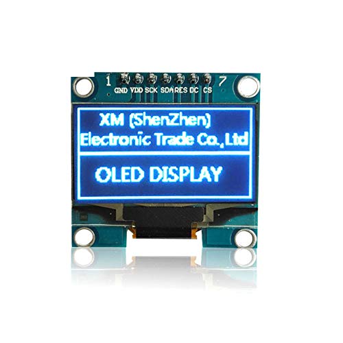 Galaxyelec 1pcs 1.3 OLED модул сина боја SPI 128x64 1.3 инчен OLED LCD LED дисплеј модул за 1.3 SPI комуницира D14 за Arduino