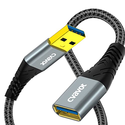 3.3 СТАПКИ USB 3.0 Продолжен Кабел Тип МАШКИ До Женски Продолжен Кабел CVAVOT Издржлив Плетен Материјал Висок Пренос На Податоци