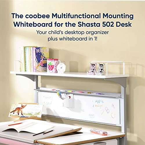 Сингбе Коби мултифункционална монтажа бела табла, додатоци за биро за биро за Шаста 502, пакет од 1