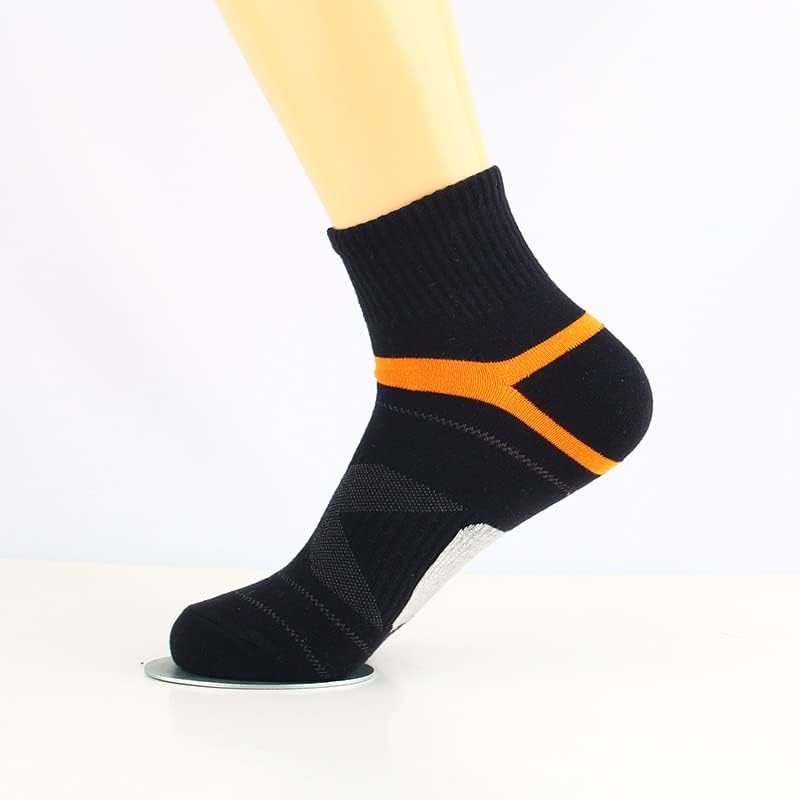 Uxzdx cujux 5 пара/многу мажи памучни чорапи дишеат пролетни есенски спортски спортски чорапи за машки