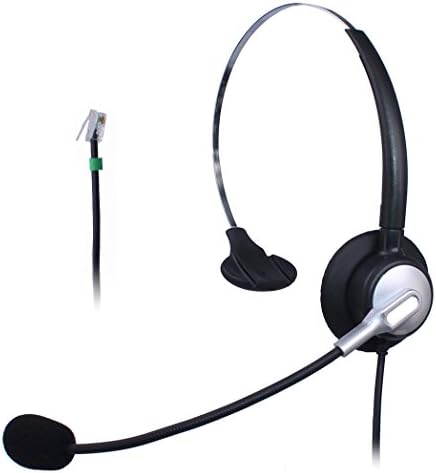Vanstalk Office Phones Headset w/Lightweight Headband, Noise Canceling Mic RJ9 Headphone for ShoreTel IP100 IP212 IP212K IP230 IP265 IP530