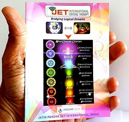 Jet Energized Rainbow Moonstone Angel Chakra Wand Stick Appl. 5-5,5 инчи наполнет чист програмиран чист оригинален стап бесплатен брошура jet Меѓународна кристална терапија со рачно прикажување