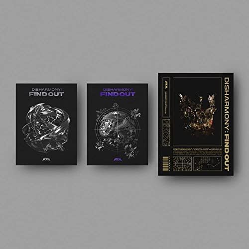 P1Harmony Dishearmony: Откријте 3 -та мини албум содржини+постер+порака фото -картичка+следење на Kpop Запечатено