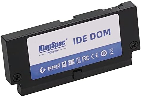 Kingspec 8gb 40pin вертикална IDE Pata DOM, 3D NAND TLC Индустриски диск на модул, компатибилен со POS машина/индустриска компјутер/медицинска