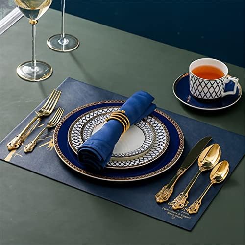 BBSJ сина керамичка прибор за јадење сет за вечера во ресторани садови за садови за комплетни комплети сет