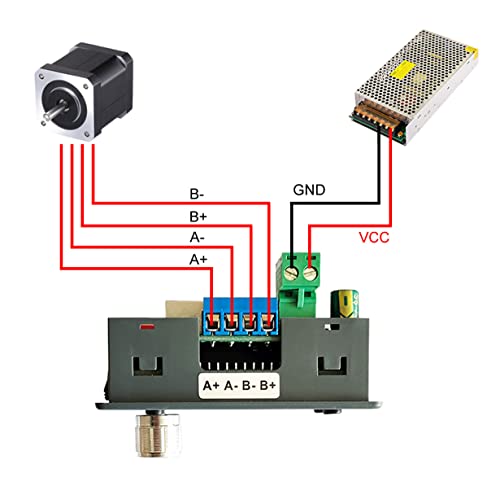 Контролер на возач на возачот на Stepper Integrated Board Forward/Reverse Pulse Control Control Control Module PLC Сериска комуникација