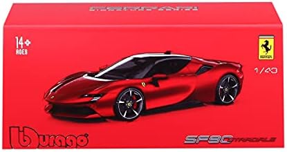 Bburago B18-36911 1:43 Ferrari Signature SF90 Stradale, разновидни дизајни и бои
