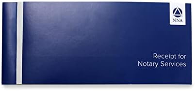 Национална Нотарска Асоцијација Книга За Прием На Нотар-Вклучува 50 Дводелни Форми За Прием Без Јаглерод – Компактна Книга За Приеми За Нотари-8-5/8 W x 3-11/16