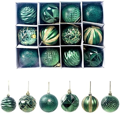 Орнаменти на Божиќни топка Лиангхенгмеи, сјајни и сјајни висечки украси за топки за забава за домашна канцеларија