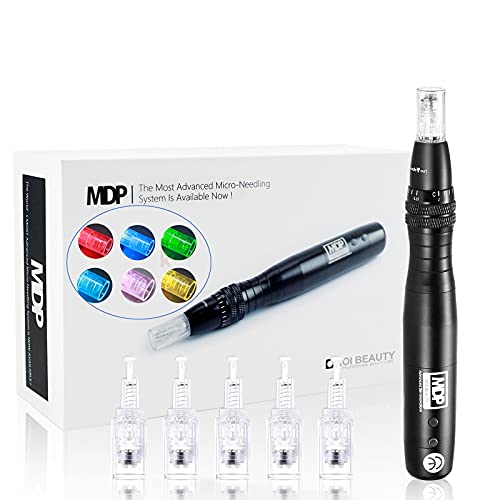 KOI Beauty MicroNeedling Pener Electric Derma Pen Прилагодлив микронедл Дермапен за ладно тело брада Скалп дома Употреба - P700