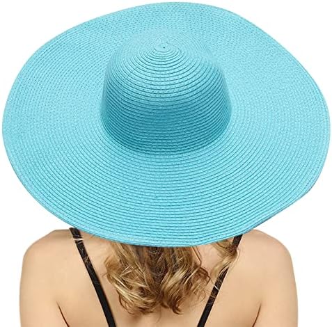 Bideенски широко потекло Сон Сонце капа upf 50 летен патник за одмор, преклопени капки на плажа, капи за жени