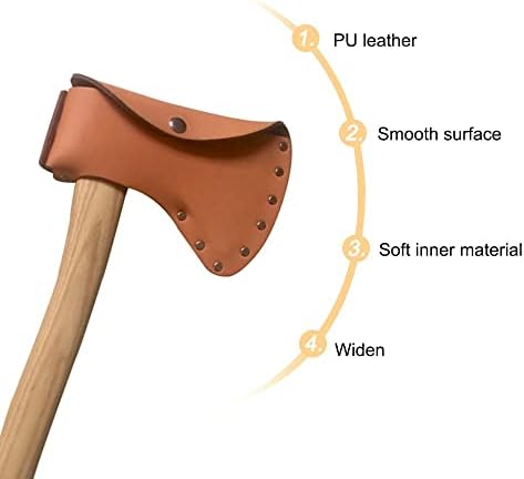 Обвивка Од Кожна Секира ДОНГКЕР, Капак На Секирата На Капакот На Главата На Секирата За Надворешни Работни Дрвосечачи