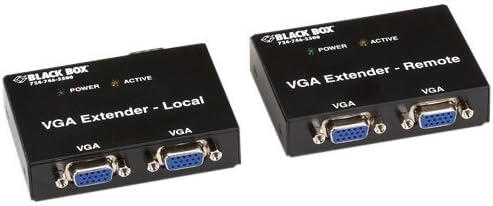 Black Box AC555A-R2 VGA Extender KIT 2PORT LOCAL 2PORT Remote 2Port Remote