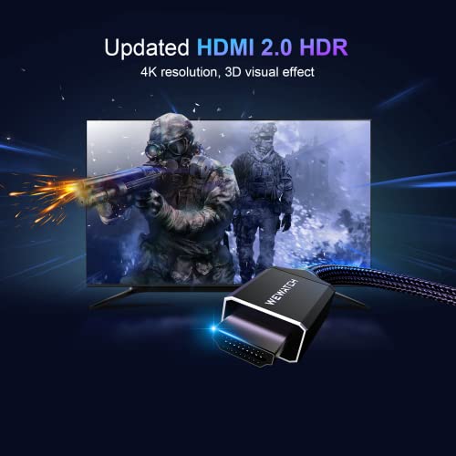 Wewatch HDMI 2.0 кабел 16,5ft 18Gbps за Projector TV Box Xbox PS5 Roku Fire TV итн.