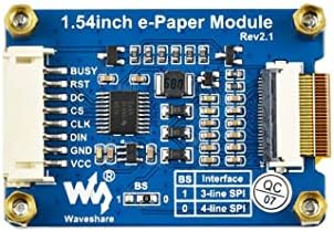 Coolwell Waveshare 1,54 инчен E-E-Fink Display Epaper Display 200x200 SPI интерфејс црна бела црвена боја екранот за е-хартија за малина Пи 4Б+