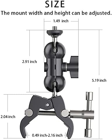 Моторцикл со моторцикл со прицврстувач на лентата VVHOOY, компатибилен со insta360 еден x3/еден x2/еден rs/еден r, 1/4 360 степени адаптер за