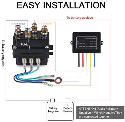 WATERWICH 2pcs Безжичен Winch Далечински Управувач Комплет 12v Обнова Прекинувач Универзална За КАМИОН ЏИП АТВ SUV