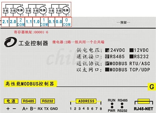 Модул за излез на релето на Anncus 6 канали RJ45 Ethernet TCPIP Modbus Industrial Controller IO модул