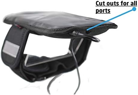Navitech црно трчање/џогирање/возење велосипедска вода отпорна на вода, компатибилен со OnePlus 7 Pro