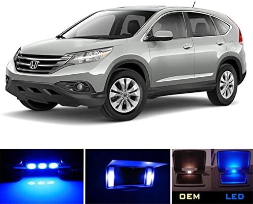IG-ZAKT FIT LED светлосен комплет за 2002-2015 година Honda CR-V Ultra Blue Vanity/Sun visor LED светилки