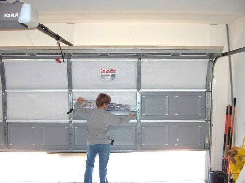 Рефлексивна изолација на вратата од гаражата пред-скратен комплет: 16 листови со двојни меурчиња изолациски панели 24 x 48 инчи рефлексивни
