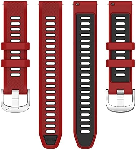 Замена Спорт Ремен Компатибилен Со Garmin Ferrunner 265S/ 255S/ 255s Музика/Венеу 2s Часовник Бендови за Жени&засилувач; Мажи 18mm Дише Силиконски