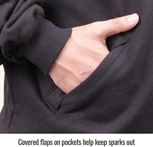 Revco/Black Truguard 200 Fr Cotton Cotton Black Hood Sweatshirt Size-Med-Med