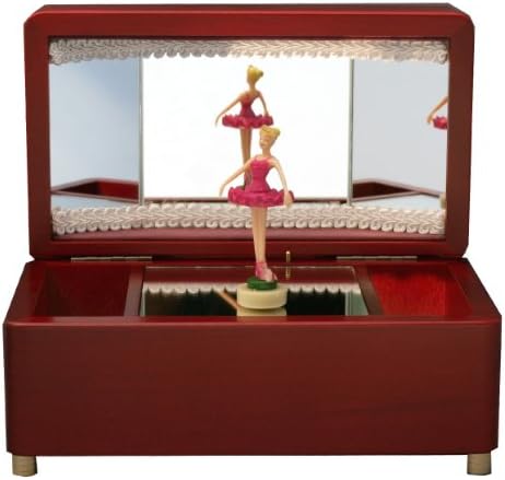 Балерина музичка кутија вино лебед езеро розова кукла