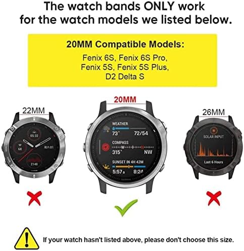 Trdybsk Smart Watch Band 20mm Замена На Часовникот Ремен За Garmin Феникс 7S 6S/6S Pro 5S 5S Плус Паметен Часовник Силиконски Брз Лесен Fight