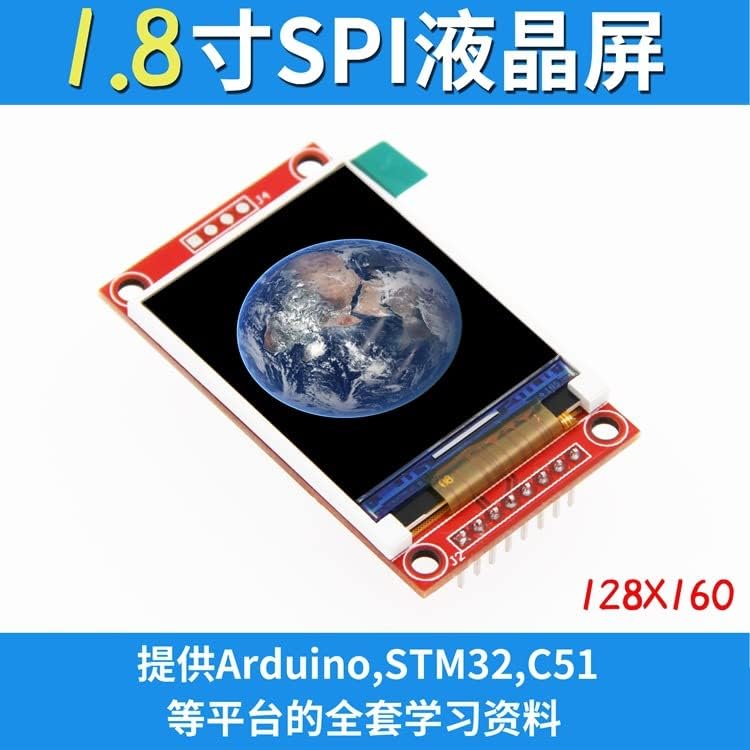 Xiexuelian 1,8 инчен TFT LCD модул во боја на екранот SPI SERIAL порта бара најмалку 4 iOs)