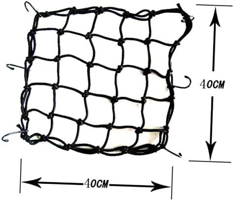 Inoomp Црна Торба За Велосипед Додатоци Моторна Мрежа За Складирање Мотоцикл Карго Нето Мотоцикл Карго Мрежа Мрежен Шлем Нето Фиксна