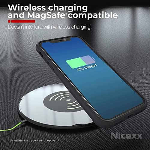 Никекс Дизајниран За Iphone 11 Случај со Шема На Јаглеродни Влакна, 12ft. Пад Тестирани, Безжично Полнење Компатибилен-Злато