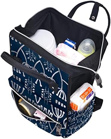 Ранец на торби за пелена VBFOFBV, NAPPY Променливите торби со повеќекратни пакети за патувања, унисекс и стилски, морнарица сино