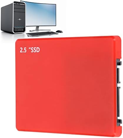 JOPWKUIN 2.5in SSD, црвен 2,5 инчен внатрешен SSD за Office for Computers