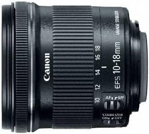 Canon EF-S 10-18mm f/4.5-5.6 е STM Леќа + Pro Додаток Комплет: Предни И Задни Леќи Капи, Делукс Комплет За Чистење, 3pc 67mm