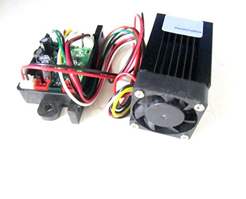 200mw 532nm Зелен ласерски модул/фокус DC12V TTL/Heatsink